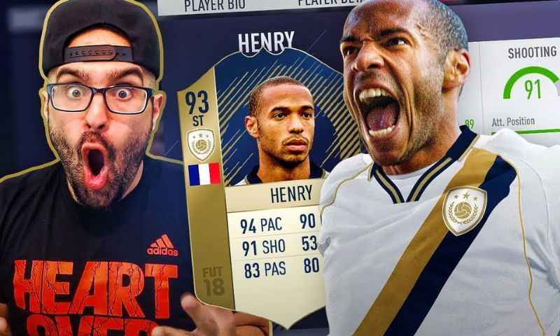 Những đặc điểm nổi bật của Thierry Henry FIFA 18