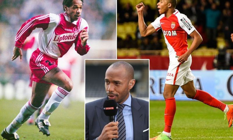 So sánh Thierry Henry với Kylian Mbappe